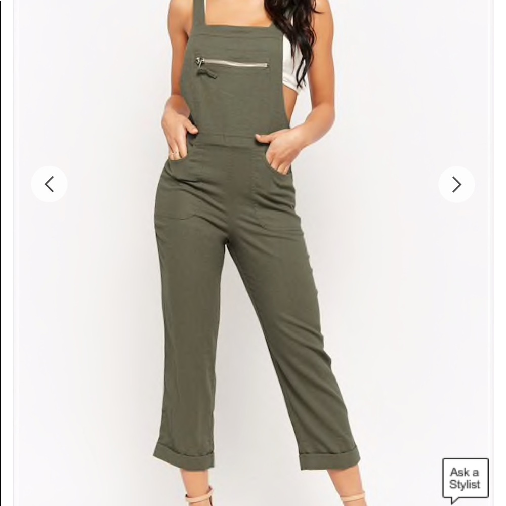 Cuffed overalls size small brand new!